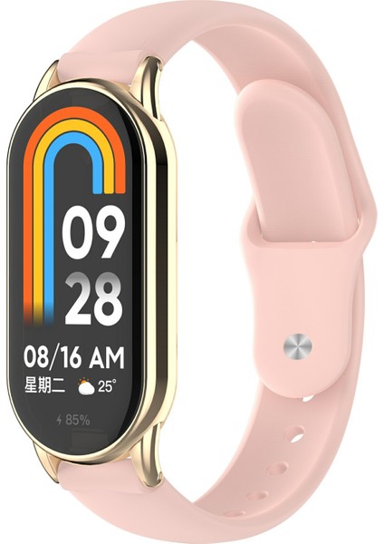 12 mm Evrensel Akıllı Saat Ters Tokalı Silikon Saat Kayışı Için Yedek Bant - Açık Pembe (Yurt Dışından) modelleri