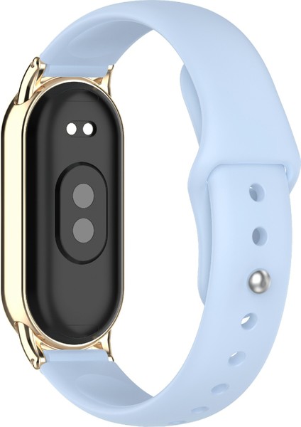 12 mm Evrensel Akıllı Saat Ters Tokalı Silikon Saat Kayışı Için Yedek Bant - Mavi (Yurt Dışından)