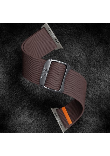 Apple Watch Series 10 46MM/ULTRA 2 Ultra 49MM/9 8 7 45MM/SE (2023) Se (2022) Se 6 5 4 44MM/3 2 1 42MM Için Kalebol Naylon Saat Kayışı - Mor (Yurt Dışından) fırsatları