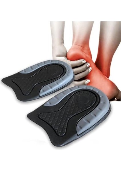 GC19 | Şok Emici Yumuşak Jel, Topuk Desteği, Rahat, Konfor Topuk ve Bilek Ağrıları Için Topuk Pedi (35-40) modelleri