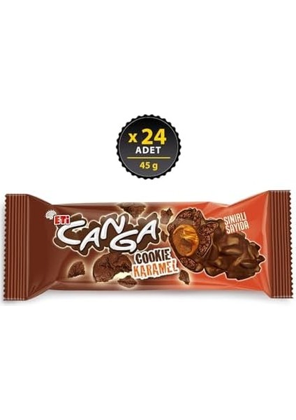 Eti Canga Cookie Bar 45 G x 24 Adet modelleri
