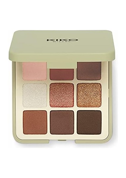 Kiko Milano 9'lu Far Paleti - New Green Me Eyeshadow Palette 101 Cool Spice (101 Cool Spice) fiyatları