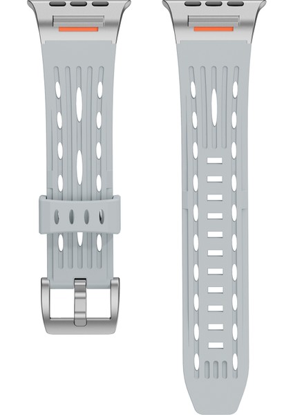 Apple Watch Series 10 46MM/ULTRA 2/ultra 49MM/9 8 7 45MM/SE (2023) Se (2022) Se 6 5 4 44MM/3 2 1 42MM Için Çoklu Delikli Saat Kayışı - Bulutlu Gri (Yurt Dışından) fiyatları