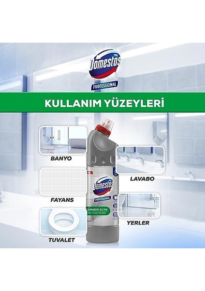 Domestos Profesyonel Çamaşır Suyu Yoğun Kıvamlı Formül 1250 ml modelleri