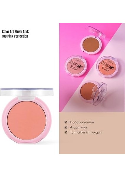 Callista Color Art Blush Allık 180 Pink Perfection fiyatları