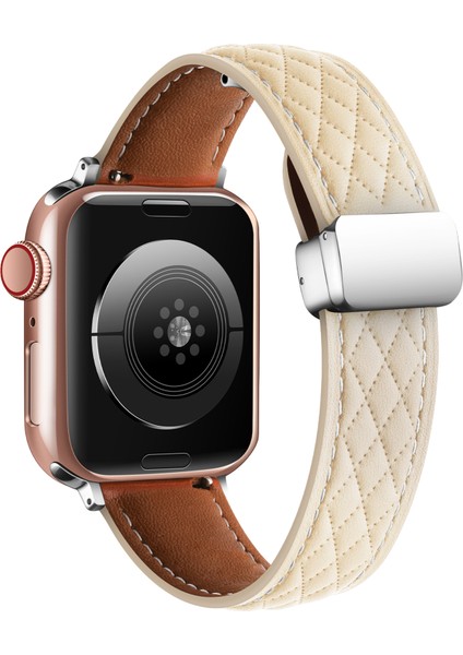Apple Watch Series 10 46MM/ULTRA 2 Ultra 49MM/SERIES 9 8 7 45MM/SE (2023) Se (2022) Se 6 5 4 44MM/3 2 1 42MM - Starlight (Yurt Dışından)