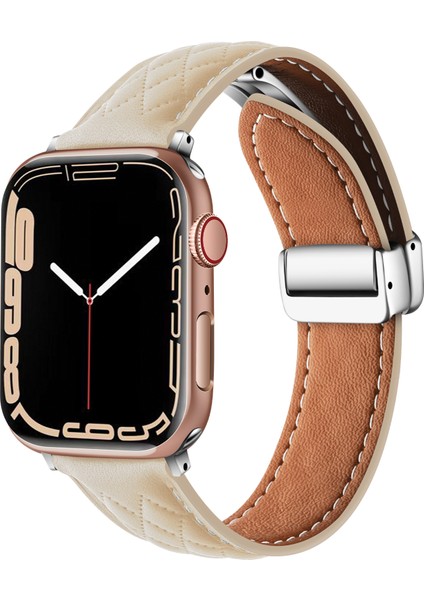 Apple Watch Series 10 46MM/ULTRA 2 Ultra 49MM/SERIES 9 8 7 45MM/SE (2023) Se (2022) Se 6 5 4 44MM/3 2 1 42MM - Starlight (Yurt Dışından) fiyatları