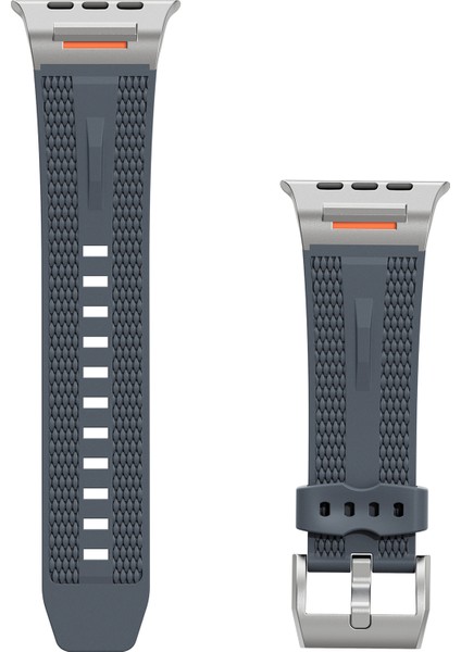 Apple Watch Series 10 46MM/ULTRA 2/ultra 49MM/9 8 7 45MM/SE (2023) Se (2022) Se 6 5 4 44MM/3 2 1 42MM Için Spor Sıvı Silikon Kayış - Gri (Yurt Dışından) fiyatları