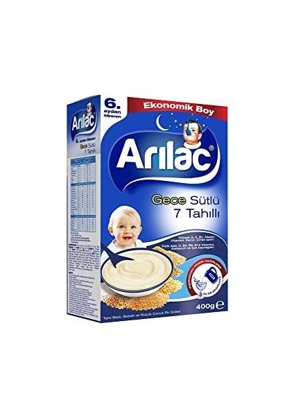 Arılac Instant Ek Gıda 7 Tahıllı Gece 400 G