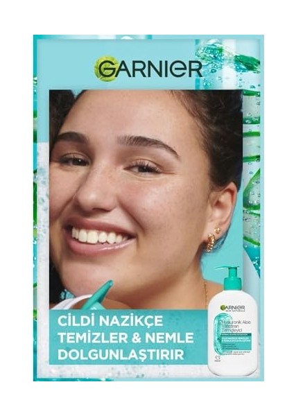 Garnier Hyaluronik Aloe Nemlendiren ve Yatıştıran Temizleyici 250 ml fiyatları