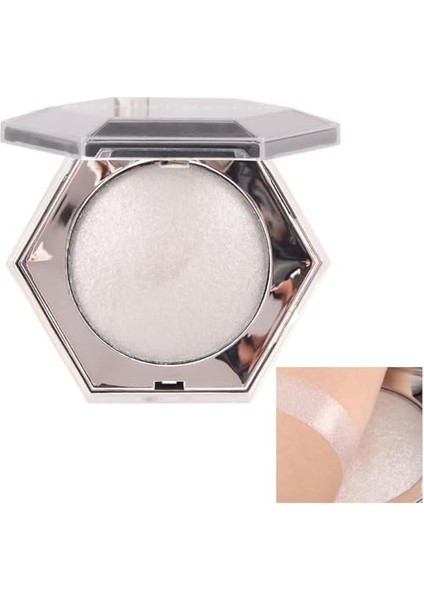 Xspring Pudra Paleti, Fırınlanmış Işıltılı Pudra Paleti, Uzun Süreli Su Geçirmez Parlak Highlighter Makyajı, Inci Işıltılı Tonlar ile Yüz Aydınlatıcı modelleri
