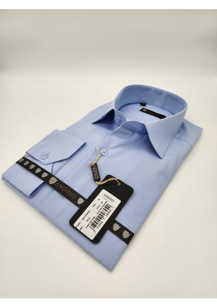 Slimfit Lila Erkek Gömlek Pamuk Polyester Dar Kesim Yapısıyla AS0111-120 modelleri