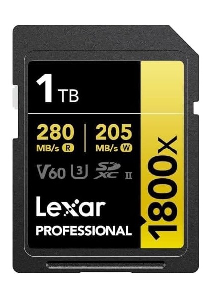 Professional 1tb 1800X 280MB/S 4K V60 Sd Hafıza Kartı fiyatları
