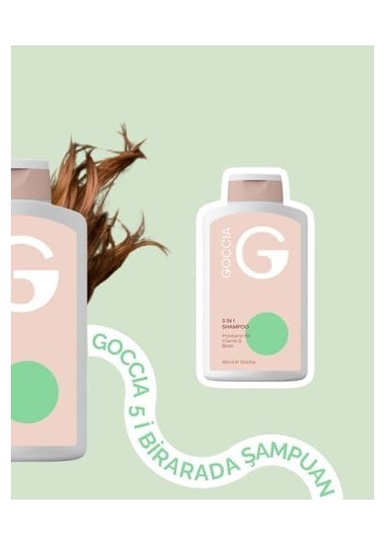 Goccia Dökülme Karşıtı 5’i 1 Arada Şampuan – Saç Dökülmesine Karşı Güçlü Etki modelleri