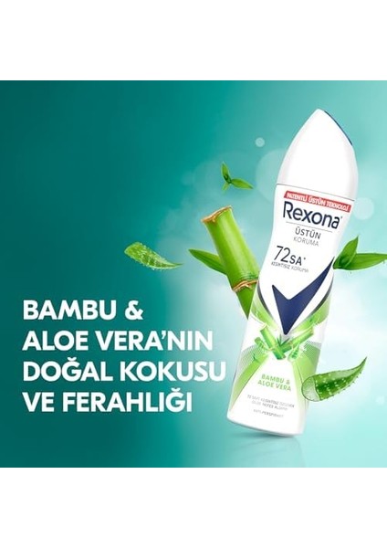 Rexona Kadın Sprey Deodorant Bambu & Aloe Vera 150 ml fiyatları