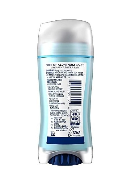 Secret Aluminum Free Coconut Koltuk Altı Deodorant Stick 68GR modelleri