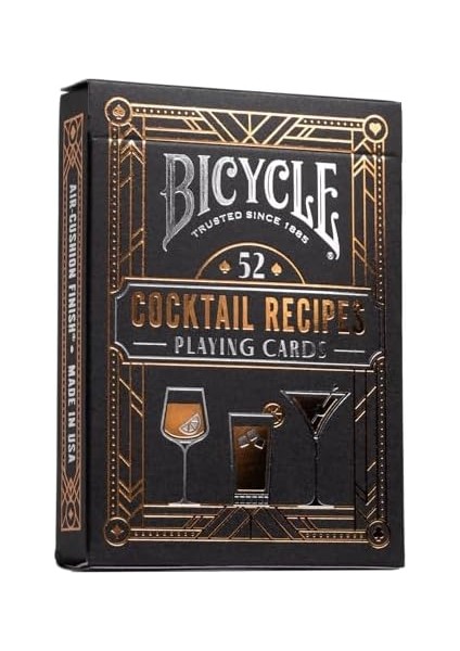 Kokteyl Oyun Kartları, Eski Moda, Margarita, Moskova Katırı, Daiquiri ve Mojito Kokteyl Tarifleri, 1 Güverte Içeren 52 Kokteyl Tarifi Içerir fiyatları
