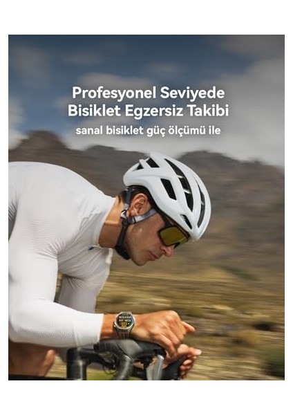 Watch Gt 6 Pro Akıllı Saat, 21 Güne Varan Pil Ömrü, Gps Akıllı Saat, 100+ Spor Modu, Bisiklet Özelliği, Ios ve Uyumlu, Ekg Analizi, Sağlık Takibi, 46MM, Titanyum modelleri
