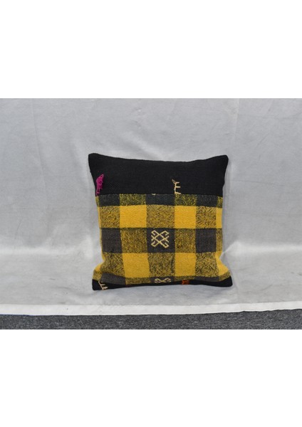 Yeni El Dokuma Patchwork Kırkyama Dekoratif Kilim Kırlent Yastık Kılıfı 6498 fiyatları