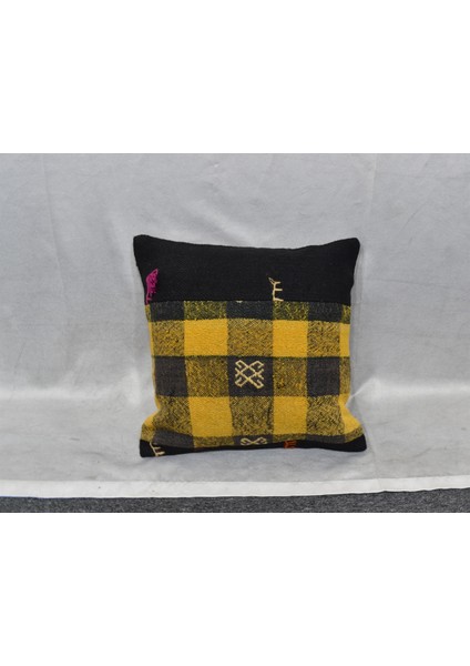 Yeni El Dokuma Patchwork Kırkyama Dekoratif Kilim Kırlent Yastık Kılıfı 6498 modelleri