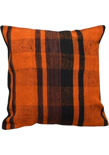 Yeni El Dokuma Dekoratif Kilim Kırlent Yastık Kılıfı 6510