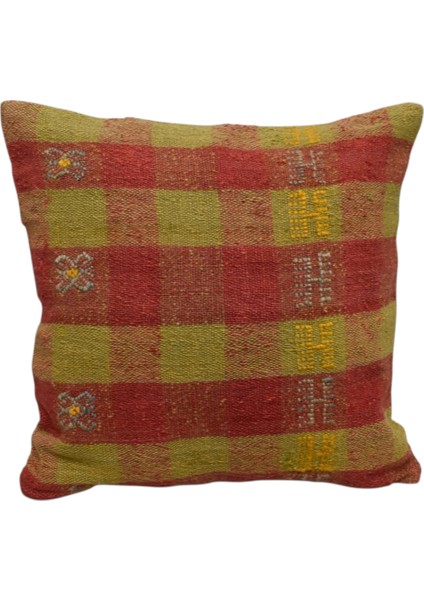 Yeni El Dokuma Dekoratif Kilim Kırlent Yastık Kılıfı 6520