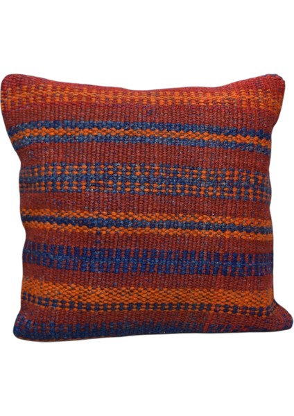 Yeni El Dokuma Dekoratif Kilim Kırlent Yastık Kılıfı 6501