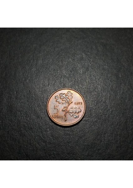 3996368F41E078EDA1 1973 Ççt+ 5 Kuruş Eski Madeni Para fiyatları