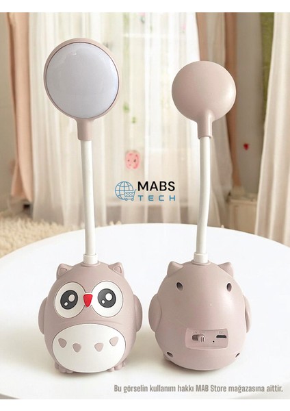 Sevimli Baykuş Tasarımlı USB Şarjlı LED Masa Lambası - Okula Dönüş Hediyesi, Dekoratif Gece Lambası fiyatları