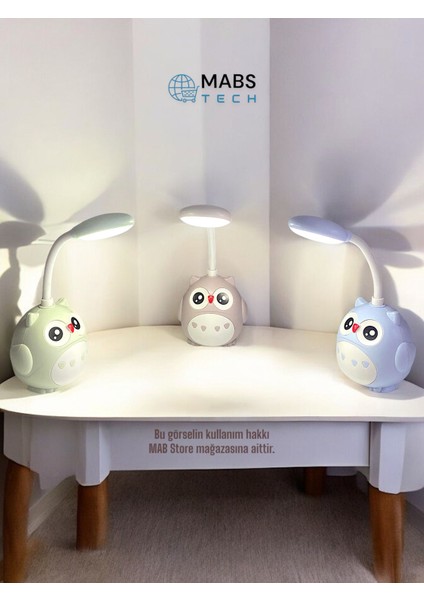 Sevimli Baykuş Tasarımlı USB Şarjlı LED Masa Lambası - Okula Dönüş Hediyesi, Dekoratif Gece Lambası indirimleri