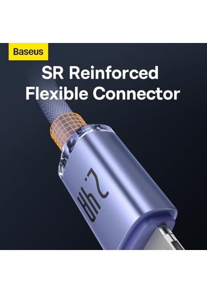 Crystal, 2.4 A Usb-A & Lightning Data ve Şarj Kablosu, 1.2 Metre, Mor, ‎CAJY000005 fiyatları