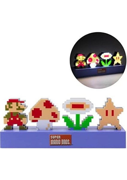 Pladone Süper Mario Bros Simgeleri Işık,, Çok fiyatları