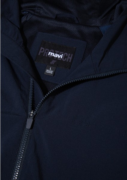 Kapüşonlu Lacivert Spor Ceket 0110728-86623