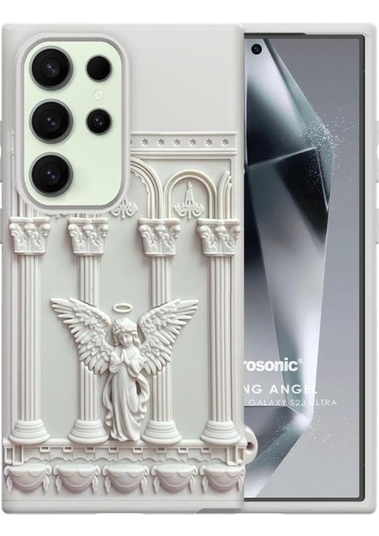 Galaxy S23 Ultra Kılıf Praying Bej [galaxy S23 Ultra ile Uyumlu Kılıf - Bej]