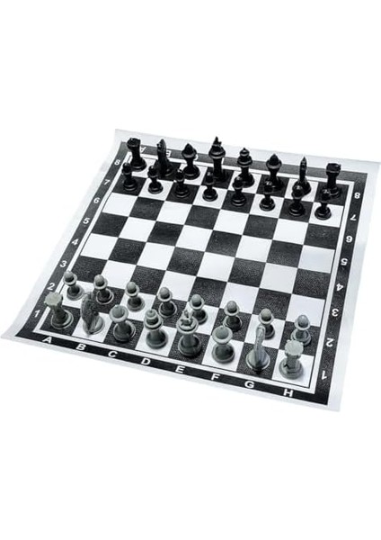 Santranç Takımı, Rulo, Taşınabilir Plastik Uluslararası Satranç Siyah & Beyaz Rst-10 fiyatları