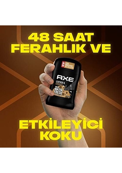 Axe Erkek Deodorant Stick Leather&cookies (50 Ml)
