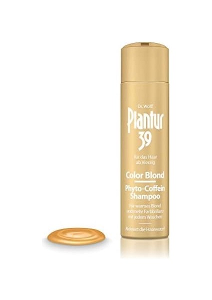 Plantur 39 Renkli Sarışın Phyto Kafein Şampuanı - Kadınlar Için Renkli Canlandırıcı Saç Şampuanı Saç Köklerini Etkinleştirecek - Sarışın ve Sarı Saçlar Için - 1 x 250 ml fiyatları