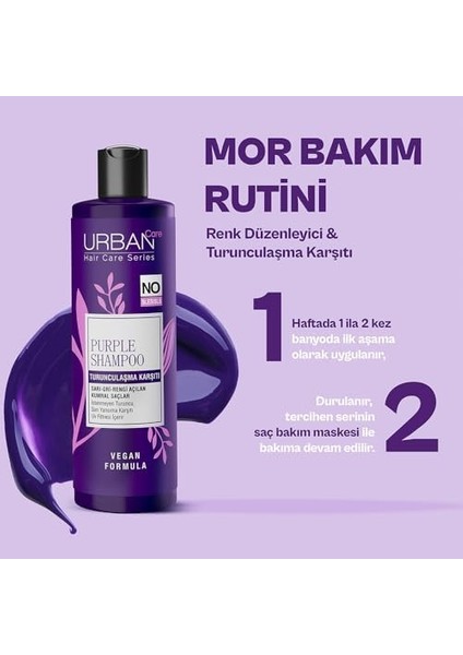 Urban Care Mor Şampuan 250 ml Sülfatsız + Mor Sıvı Krem, 200 ml Set modelleri