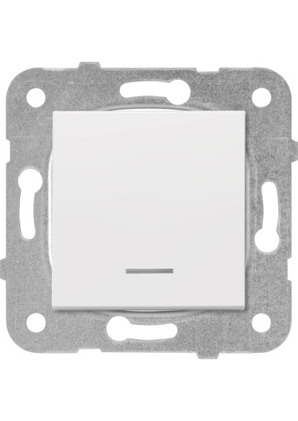 Karre/ Beyaz Işıklı Anahtar Çabuk Bağlantı Mekanizma ve Düğme/kapak