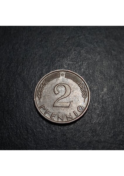 3996368F41C5C7CFE4 1961 Almanya 2 Pfennig Çil Eski Madeni Para fiyatları