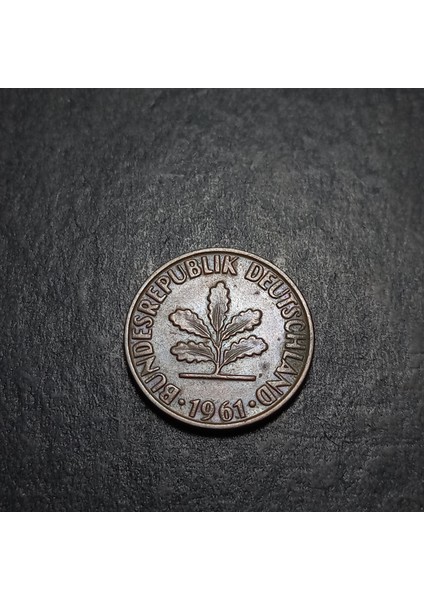 3996368F41C5C7CFE4 1961 Almanya 2 Pfennig Çil Eski Madeni Para modelleri
