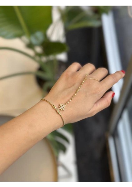 Ieg Taşlı Bilezik Şahmeran - Altın