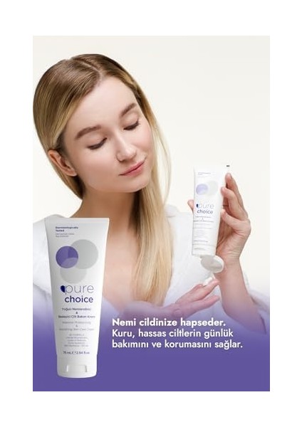 Pure Choice Yoğun Nemlendirici ve Besleyici Cilt Bakım Kremi 75 Mililitre modelleri