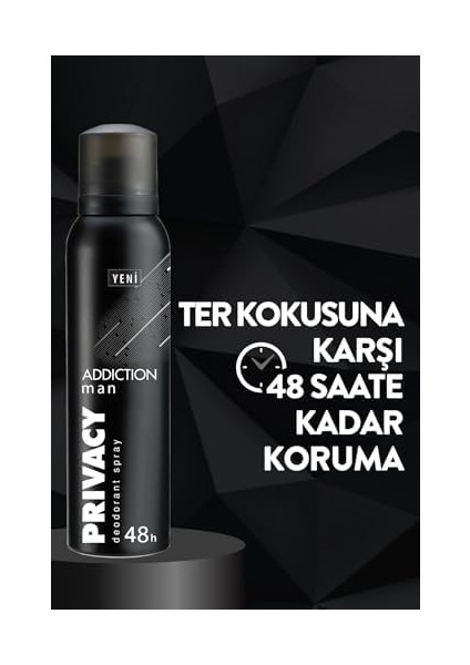 Prıvacy Addiction Man Deodorant, 150 Mililitre fiyatları
