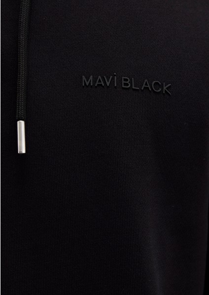 Mavi Black Kapüşonlu Siyah Sweatshirt 0S10384-900