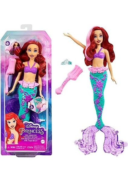 Prenses Muhteşem Renk Değiştiren Saçlı Deniz Kızı Ariel modelleri