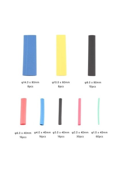 164 Parça Set Isıyla Daralan Makaron Kablo Koruyucu Kılıf (4490) indirimleri