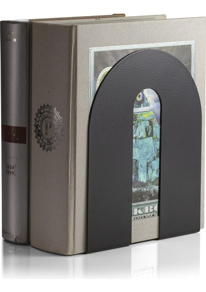 Kitap Destekleri, Ağır, 25,4 Cm, Çelik, Siyah (93182)
