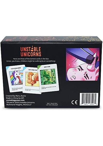 Games Kararsız Tekboynuzlar Nsfw Kart Oyunu - Içme Yetişkinler Için Kart Oyunu ve Parti Oyunu "(21+ Yaş Için) Mevcuttur Kuralları modelleri