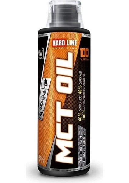 Hard Line Nutrition Hardline Nutrition Mct Oıl 500 ml 1 Paket(1 x 1 Adet)